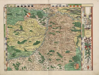 フィリップアピアン-1568年のバイエルンカントリープレート（プレート16）約1